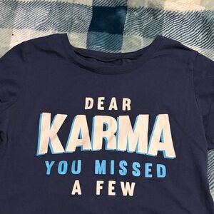 Navy Blue Graphic tshirt